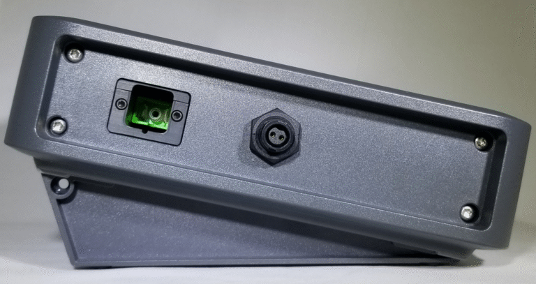 Model 601 instrument, left side view